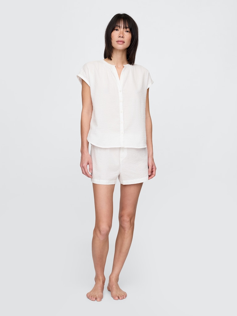 Seersucker Gauze PJ Set