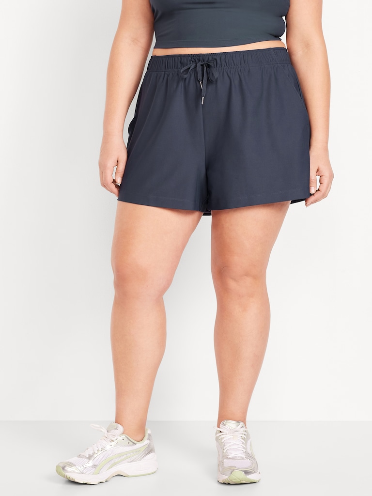 Short PowerSoft à taille haute, entrejambe de 9 cm