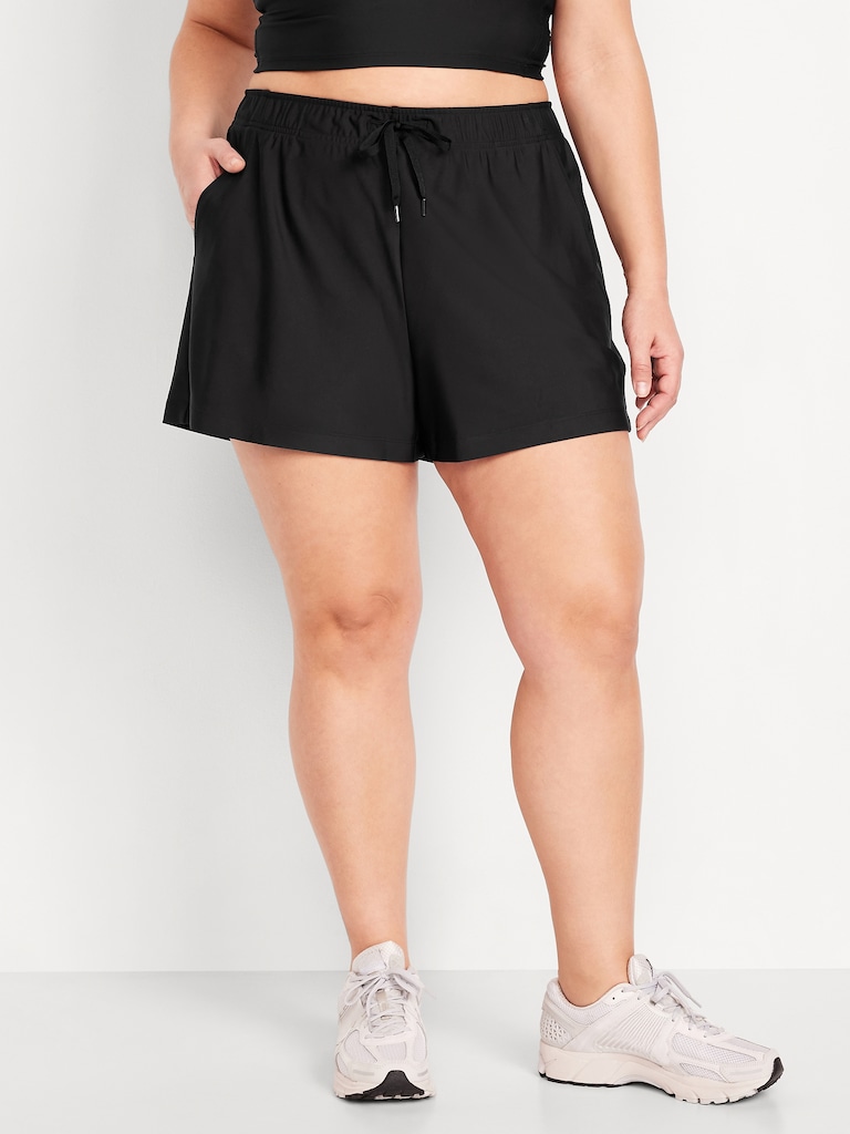 High-Waisted PowerSoft Shorts -- 3.5-inch inseam