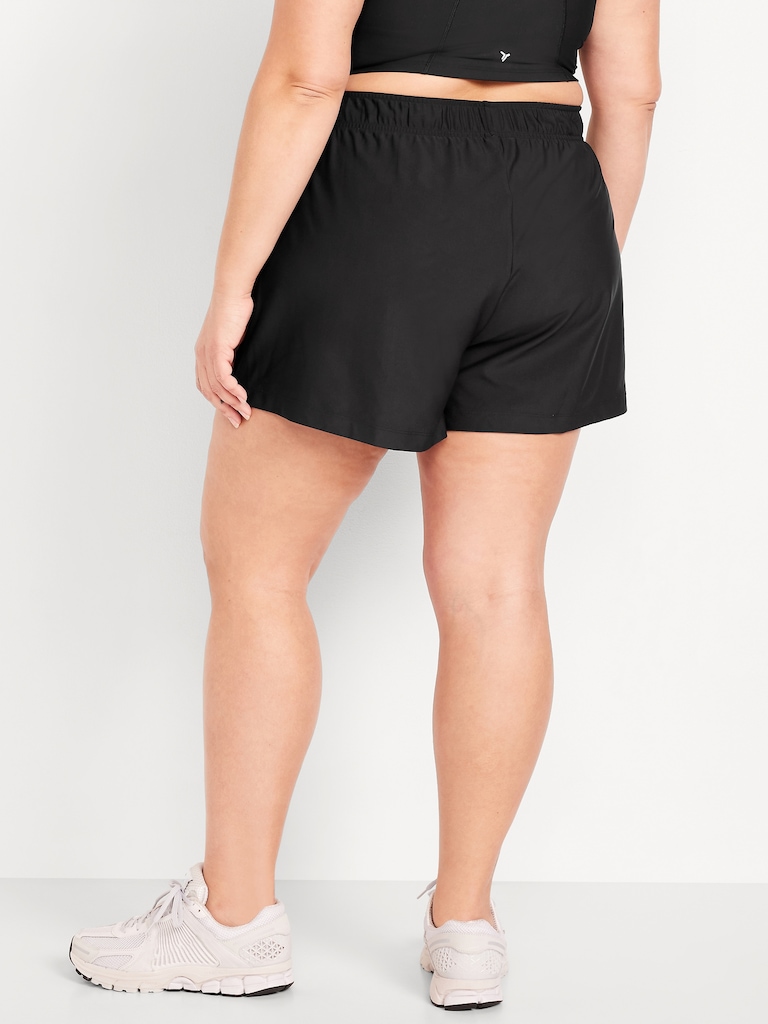 High-Waisted PowerSoft Shorts -- 3.5-inch inseam
