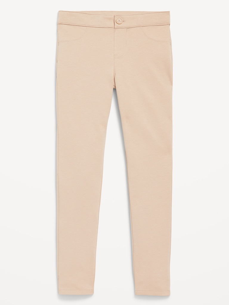 School Uniform Ponte-Knit Jeggings for Girls