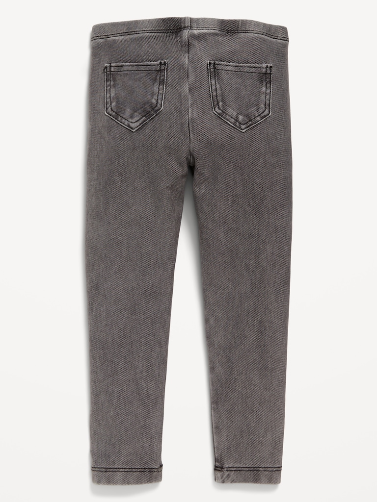 Faux-Jean Leggings for Toddler Girls