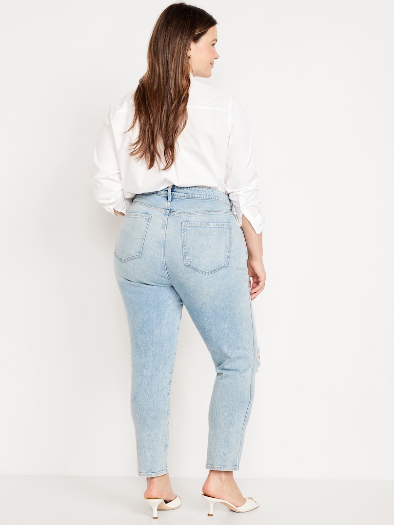 Curvy High-Waisted Vintage Slim Jeans
