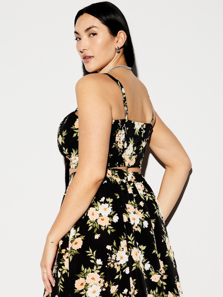 The Occasion by Old Navy Taffeta Cropped Tank Top