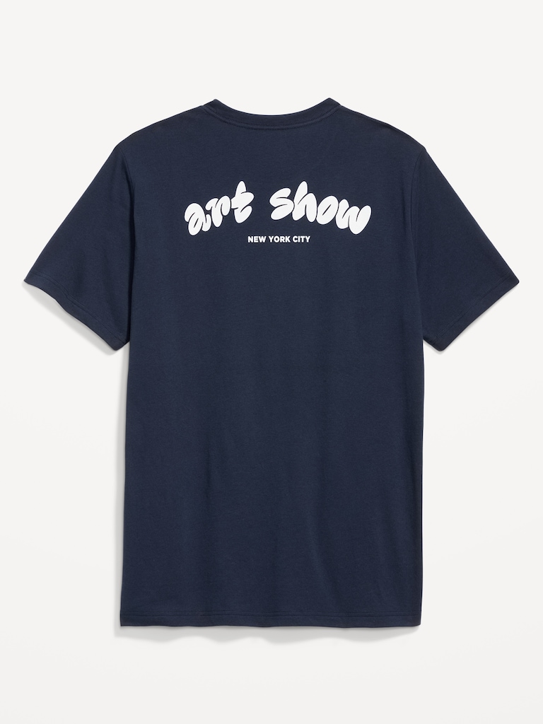 T-shirt ras du cou à imprimé