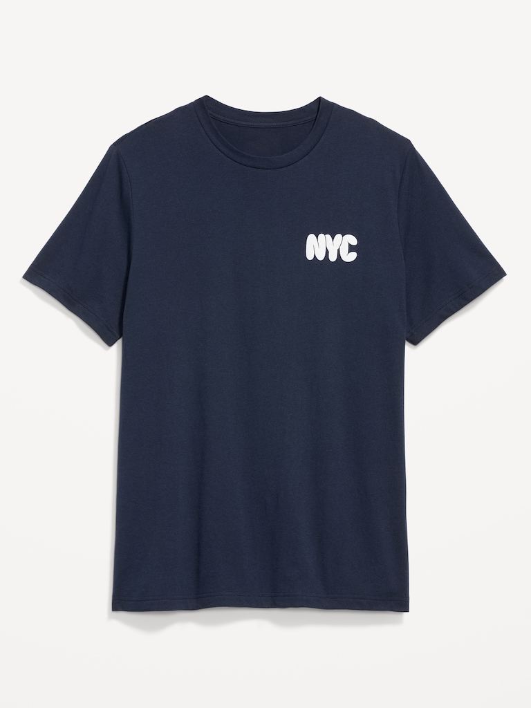 T-shirt ras du cou à imprimé