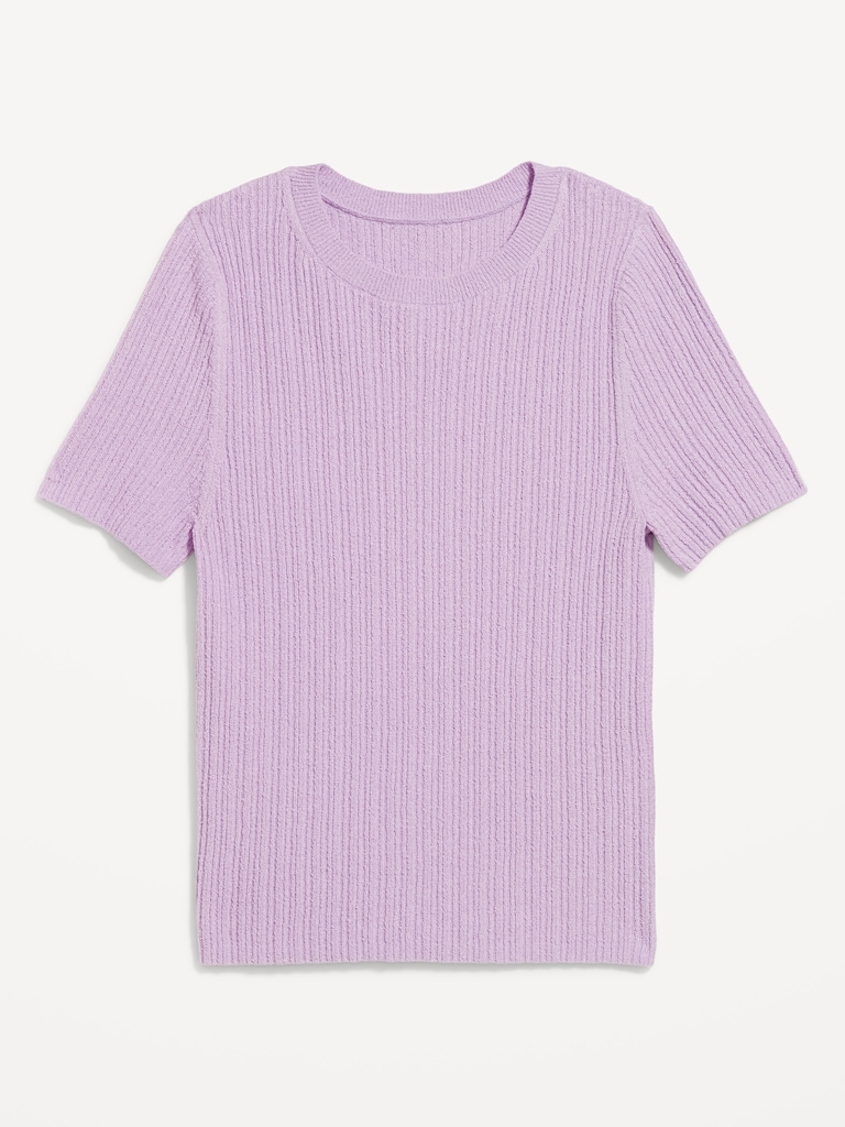Textured Bouclé T-Shirt