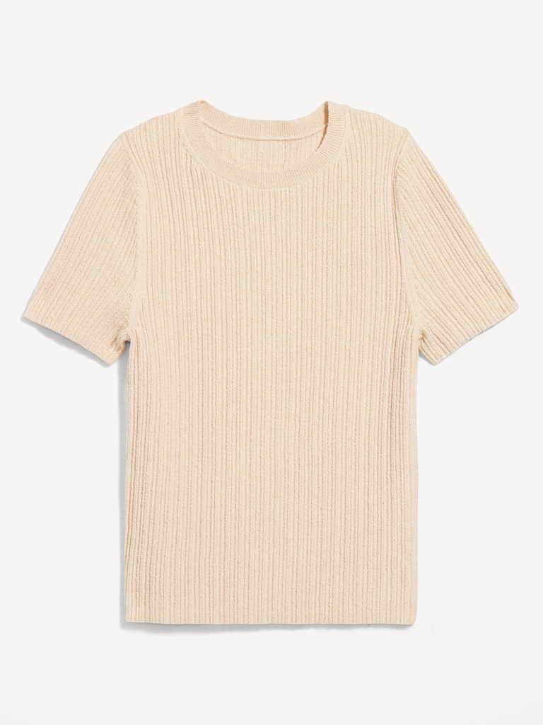 Textured Bouclé T-Shirt