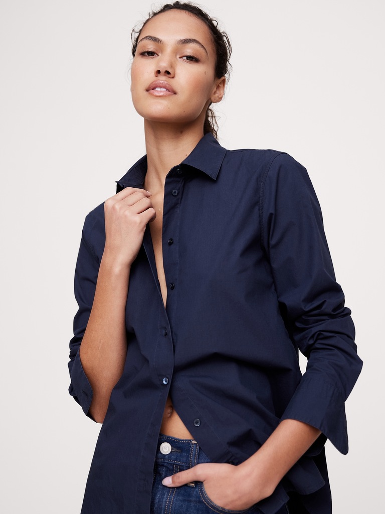 The Everyday Shirt in Cotton Poplin