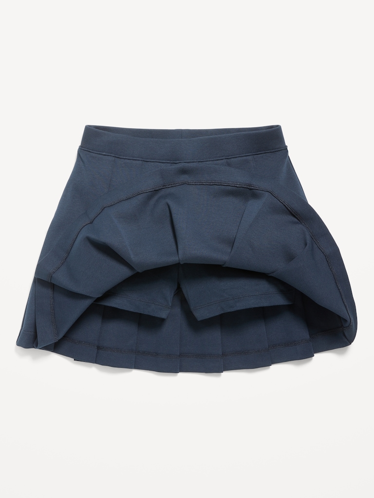 School Uniform Ponte-Knit Pleated Skort for Girls