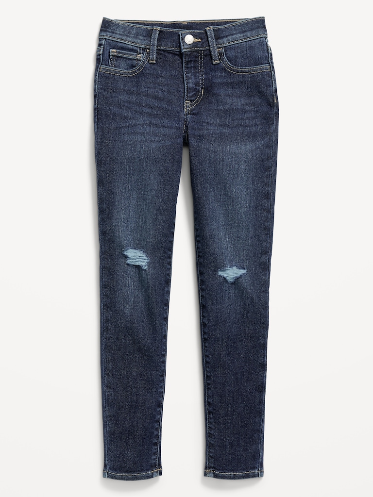 High-Waisted Rockstar 360° Stretch Jeggings for Girls