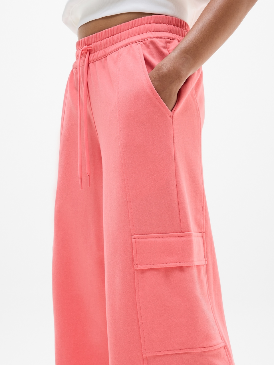 Retroterry High Rise Wide Leg Cargo Pant