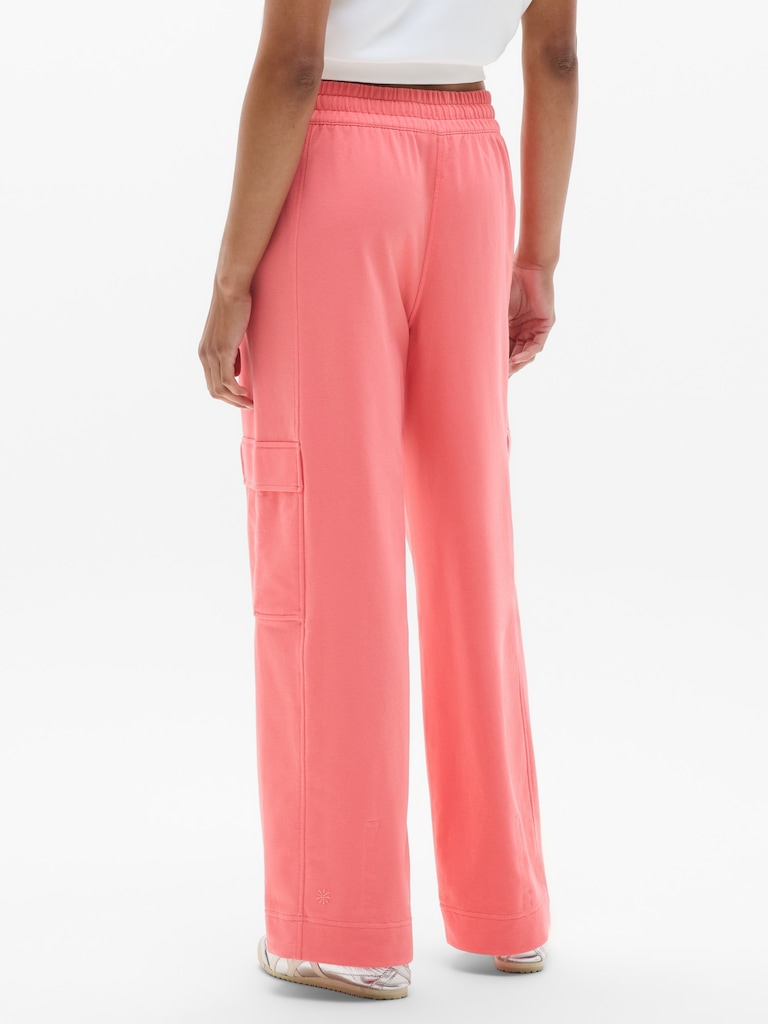 Retroterry High Rise Wide Leg Cargo Pant