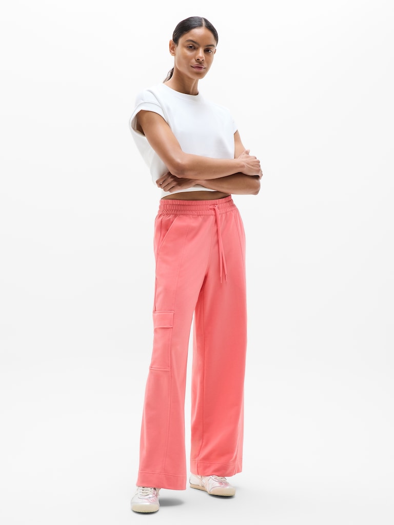 Retroterry High Rise Wide Leg Cargo Pant
