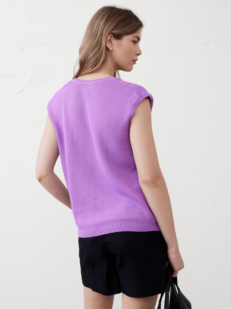 Scoop-Neck Pullover Sweater
