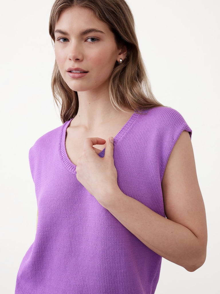 Scoop-Neck Pullover Sweater