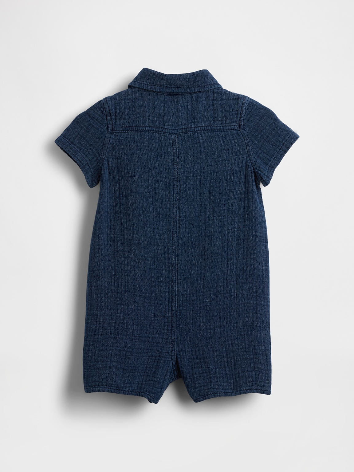 Baby Crinkle Gauze Pocket Shorty One-Piece