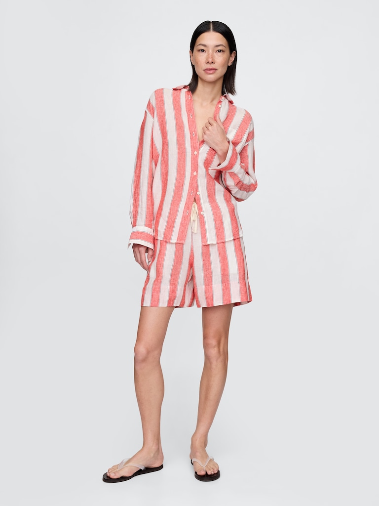 100% Linen Oversized Shirt
