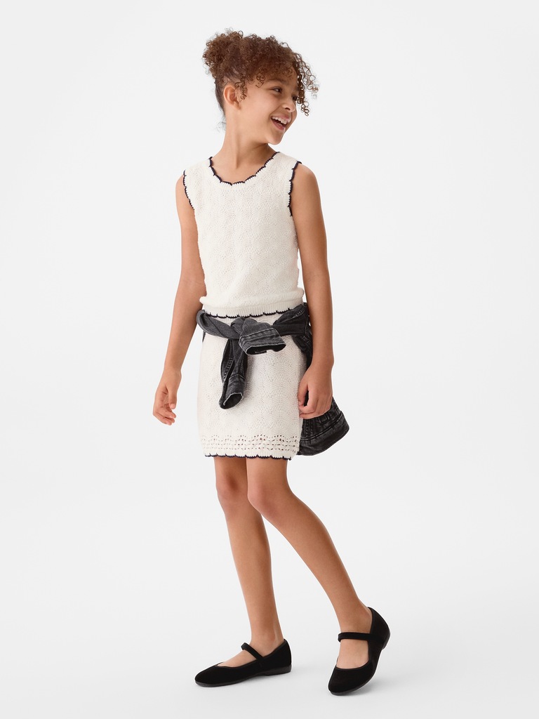 Kids Crochet Skirt