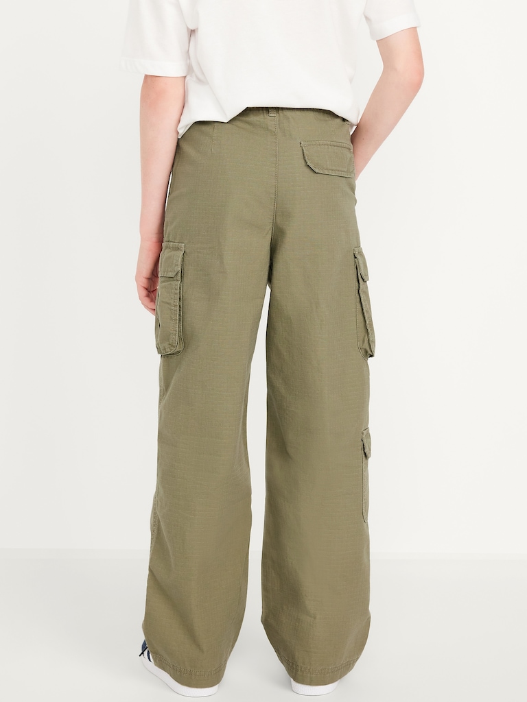 Baggy Cargo Ripstop Pants for Boys