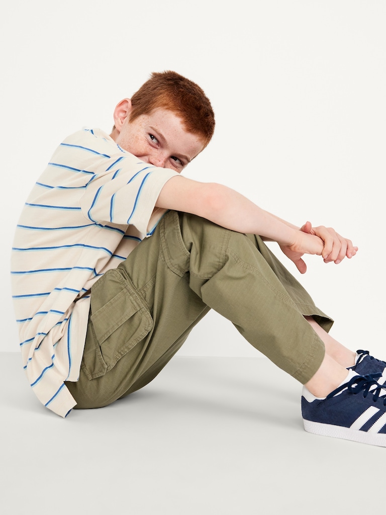 Baggy Cargo Ripstop Pants for Boys