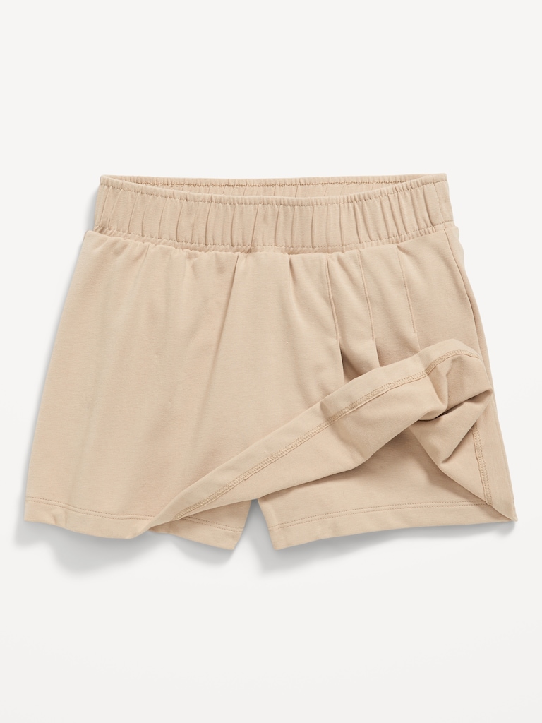 High-Waisted PowerChill Pleated Performance Skort for Girls