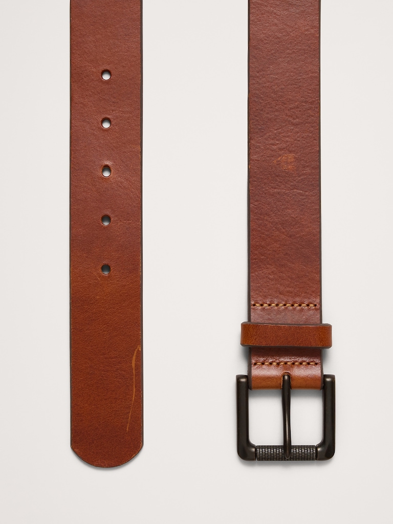 Tumbled Leather Belt