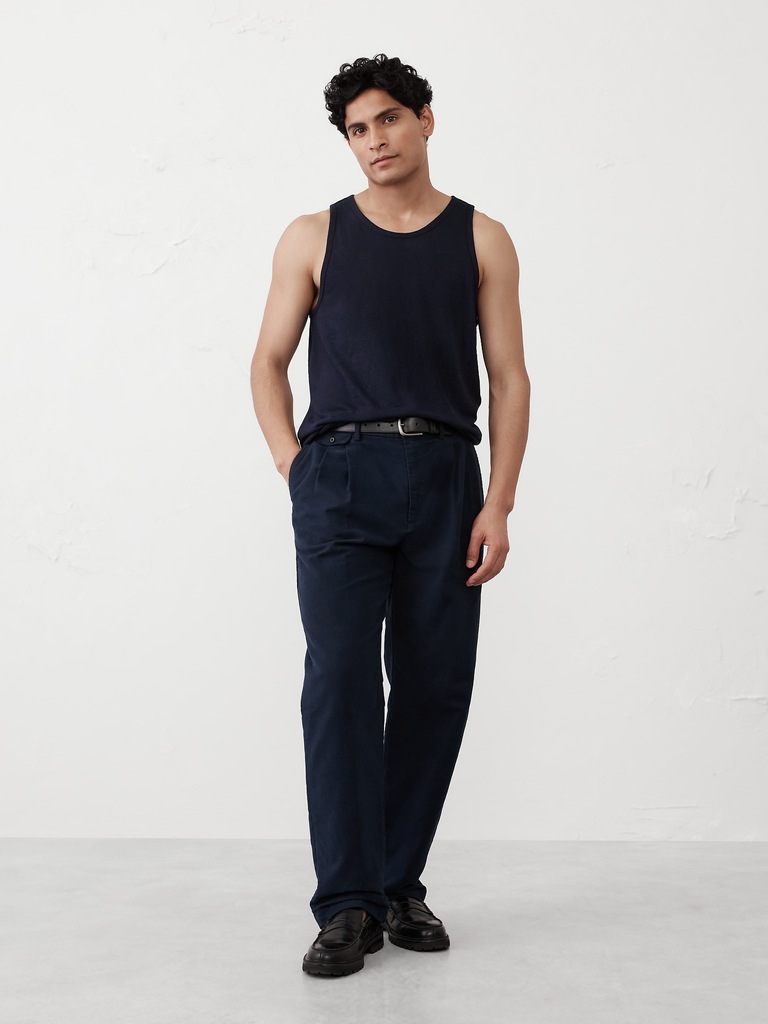Linen-Blend Tank