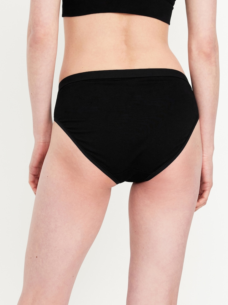 High-Waisted Everyday Cotton Underwear 6-Pack
