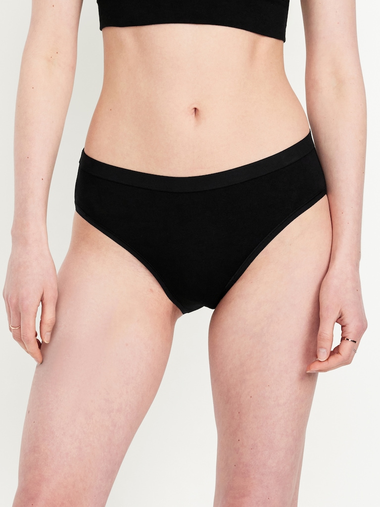 High-Waisted Everyday Cotton Underwear 6-Pack
