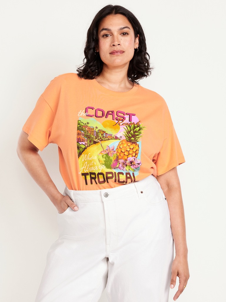 T-shirt à imprimé vintage
