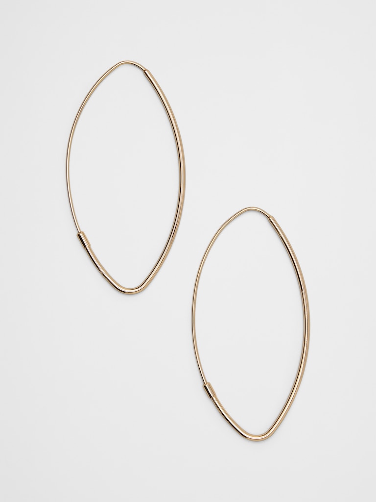 Wire Teardrop Earrings