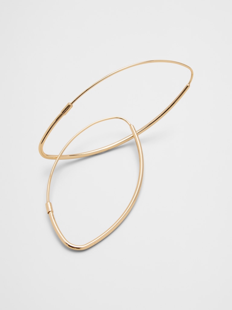 Wire Teardrop Earrings