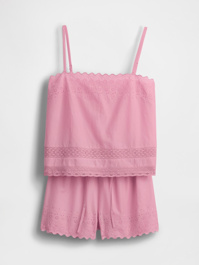 Lace-Trim PJ Cami Set