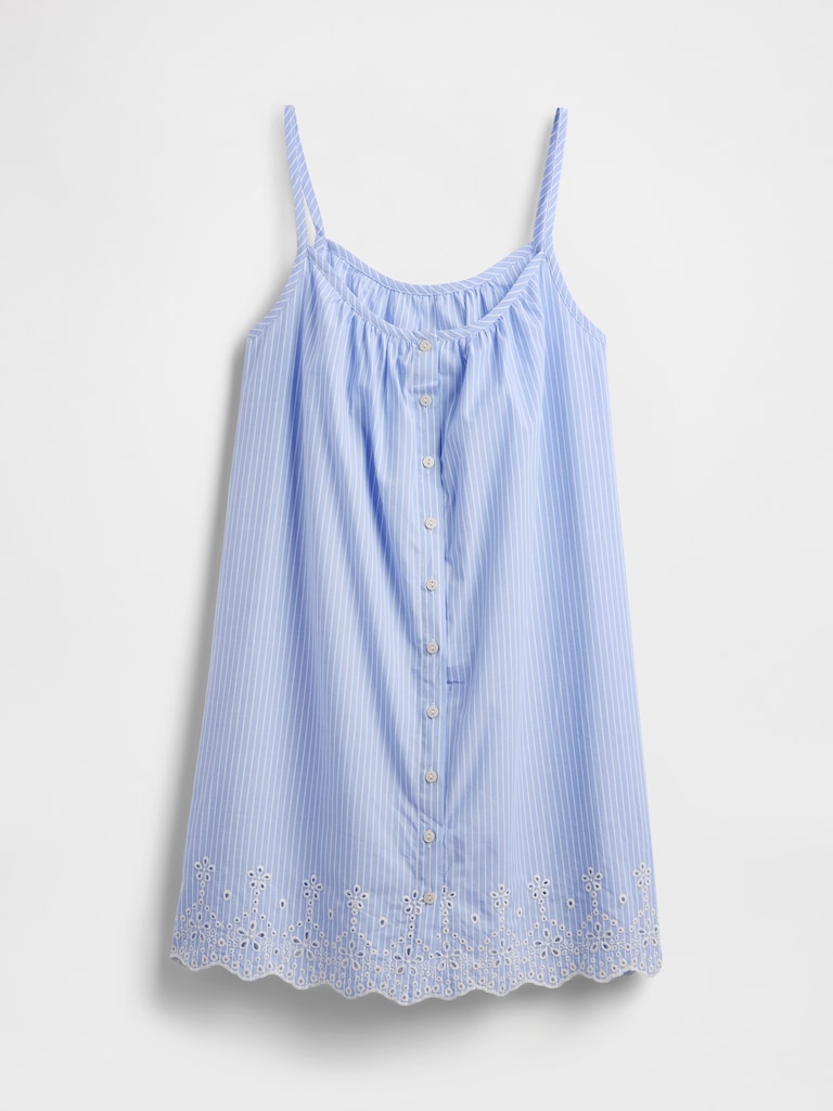 Eyelet Hem PJ Dress