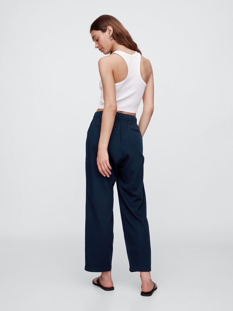 Mid Rise Easy Twill Pants