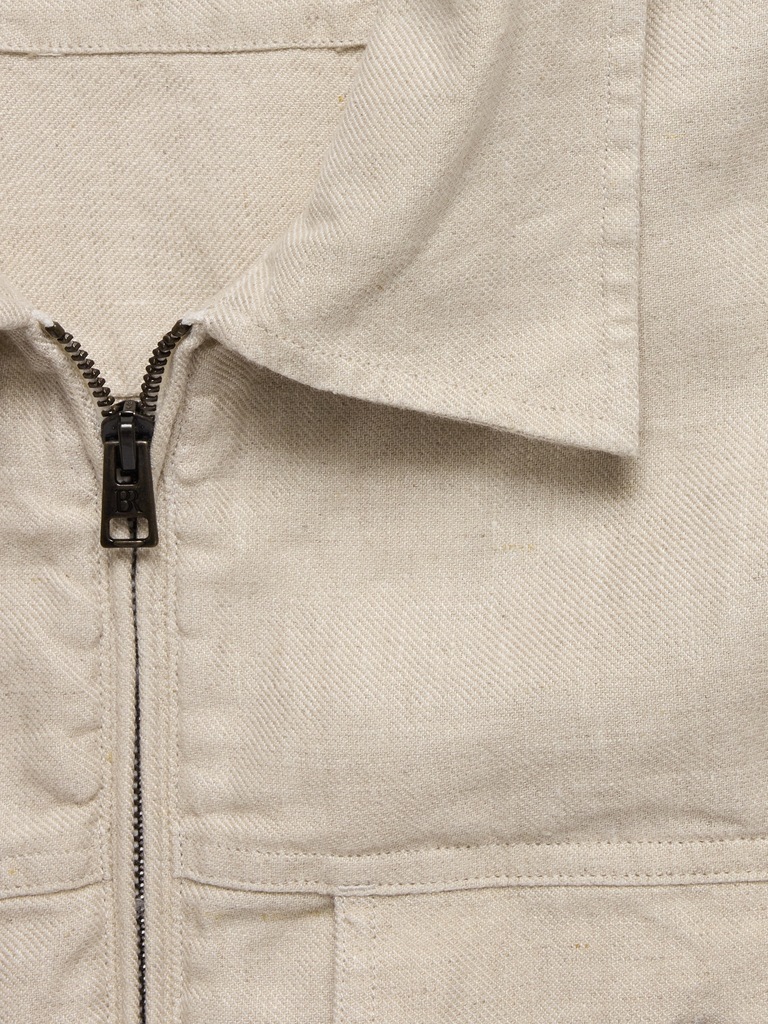 Linen-Cotton Mechanic's  Jacket