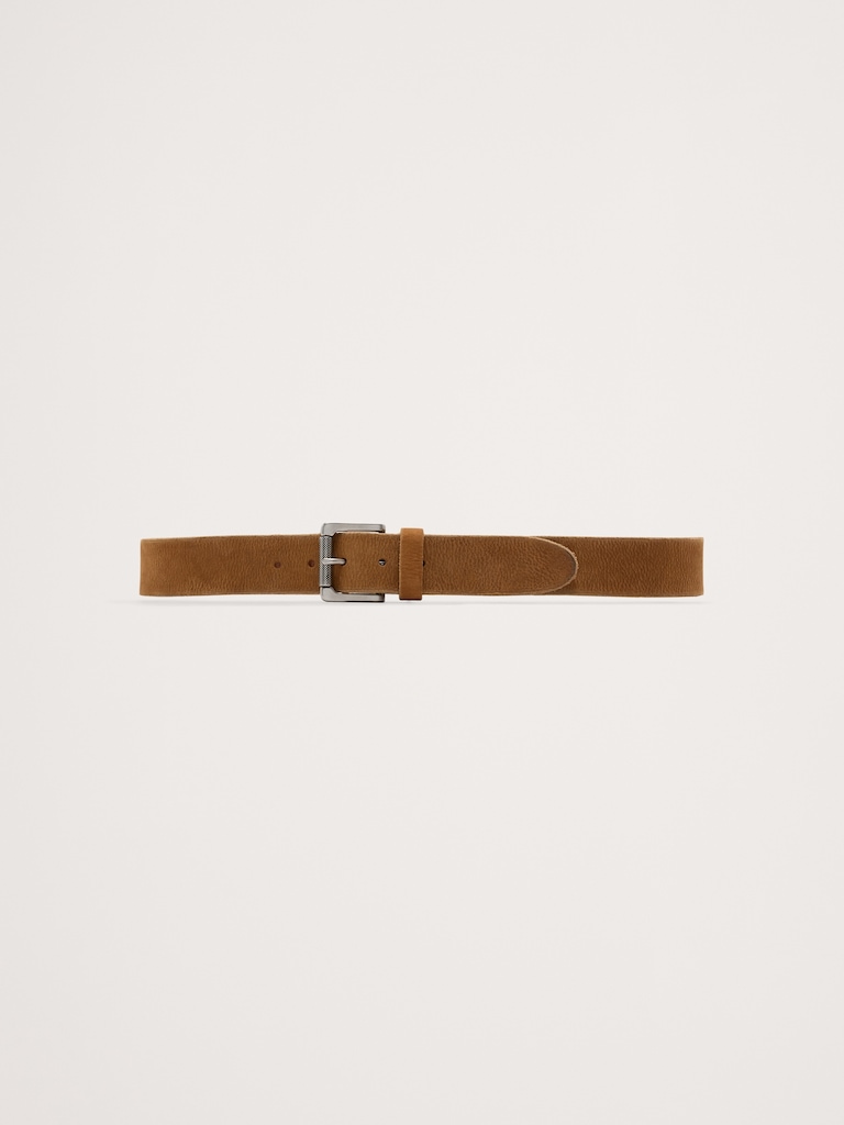 Marin Nubuck Leather Belt