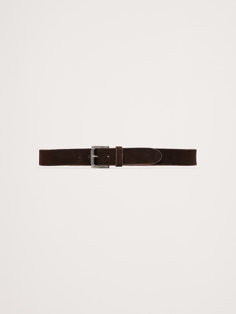 Marin Nubuck Leather Belt