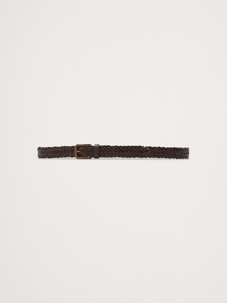 Tamalpais Braided Leather Belt