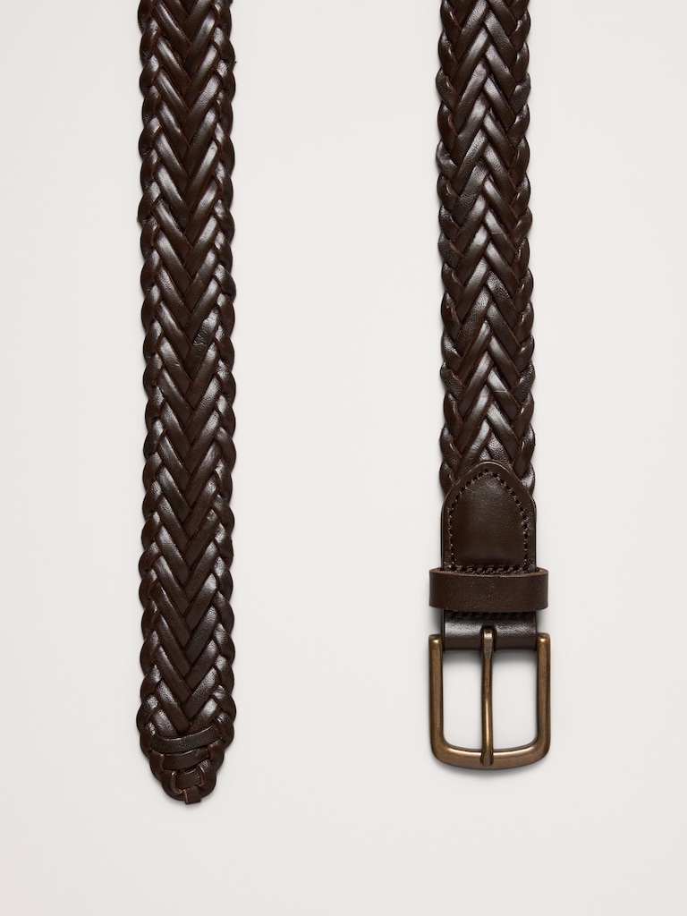 Tamalpais Braided Leather Belt