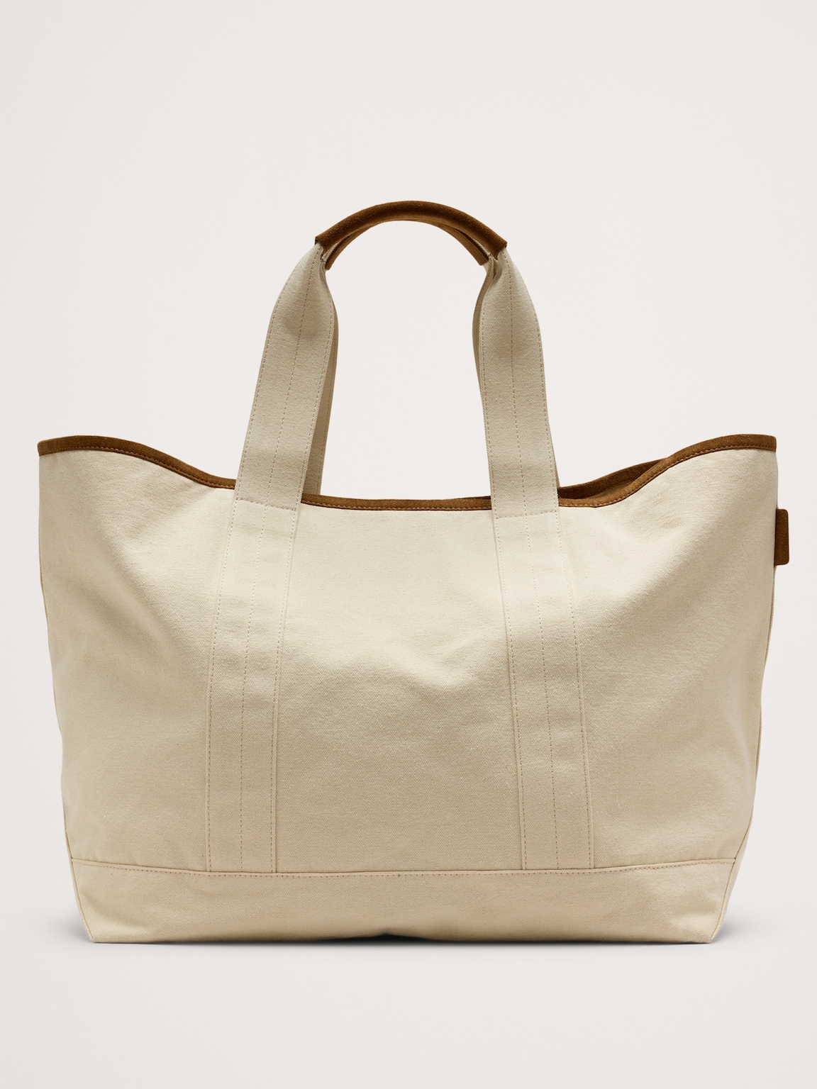 Canvas & Suede Weekend Tote