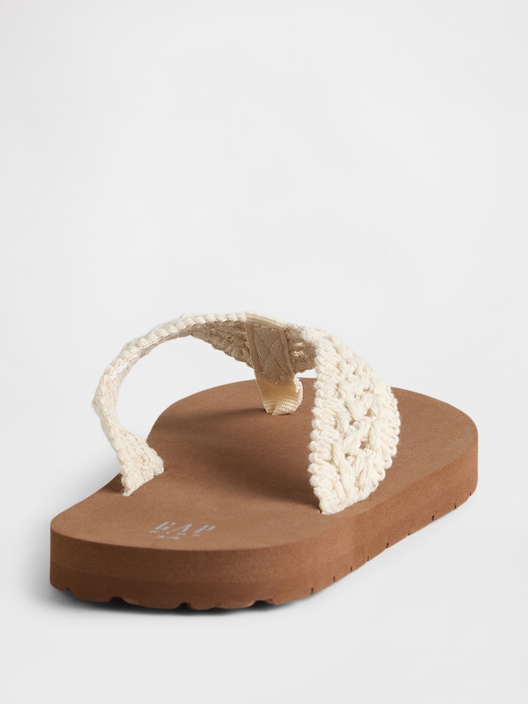 Kids Crochet Flip Flops