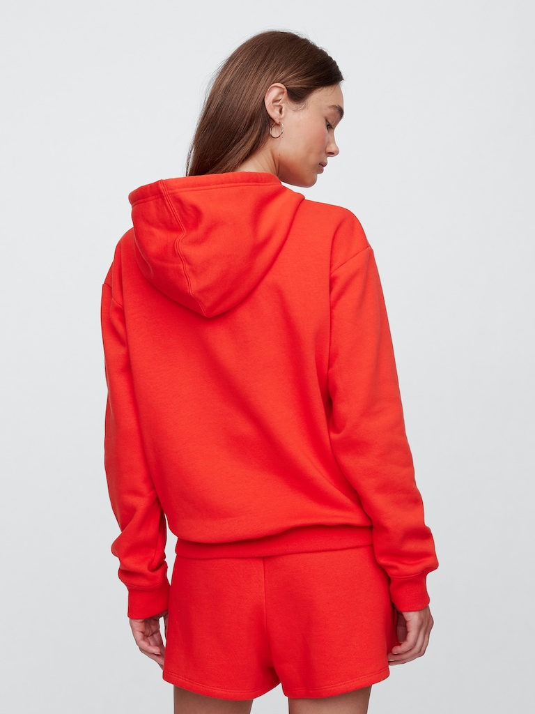 Relaxed Gap Logo Zip Hoodie