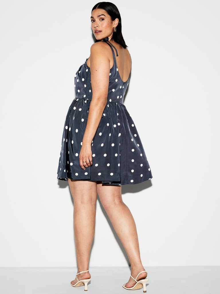 The Occasion by Old Navy Fit & Flare Taffeta Mini Dress