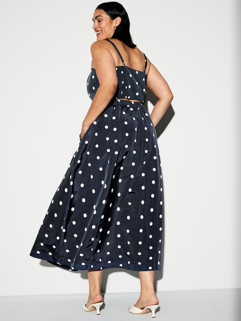 The Occasion by Old Navy High-Waisted Taffeta Midi Skirt