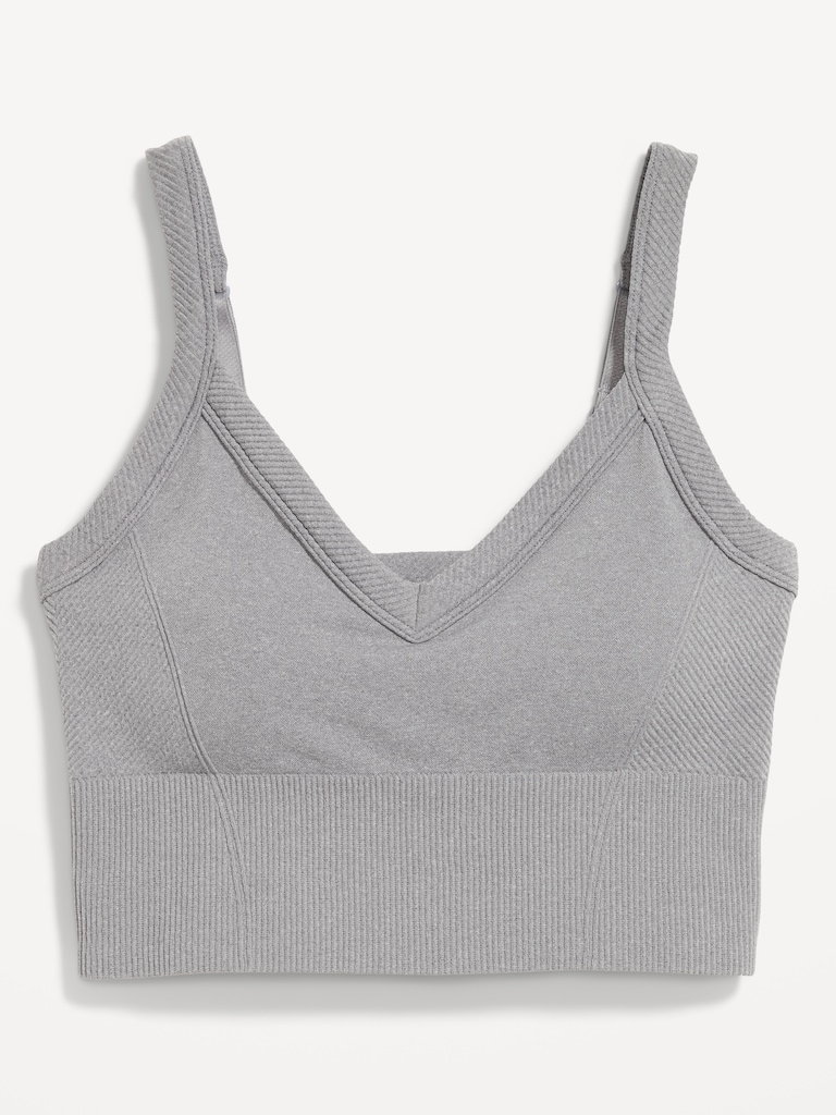 Light Support Fluid Seamless Longline Sports Bra