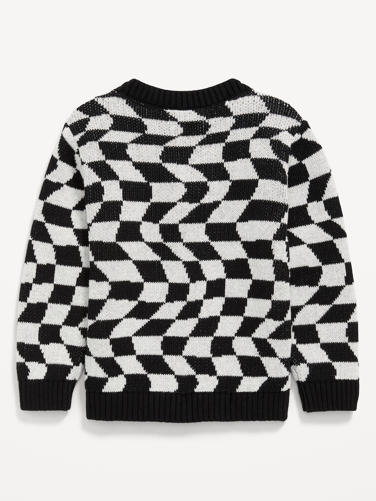 Oversized Unisex Cardigan Sweater for Toddler