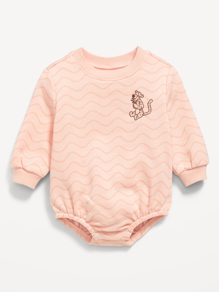 Disney© Long-Sleeve Fleece One-Piece Romper for Baby