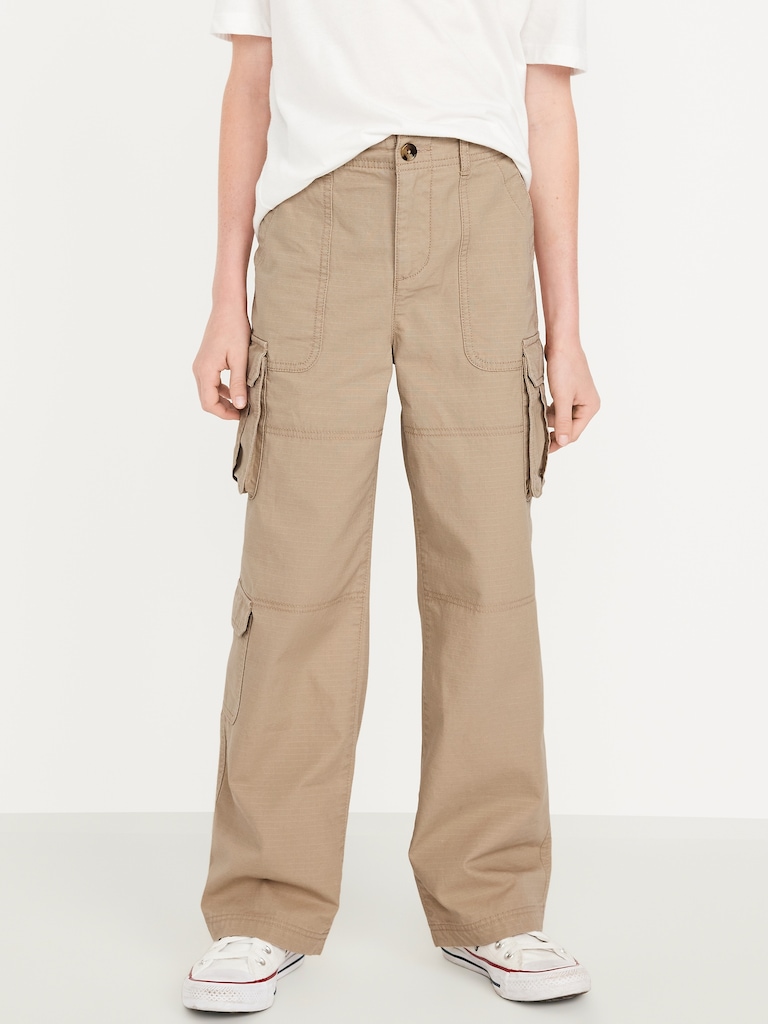 Baggy Cargo Ripstop Pants for Boys